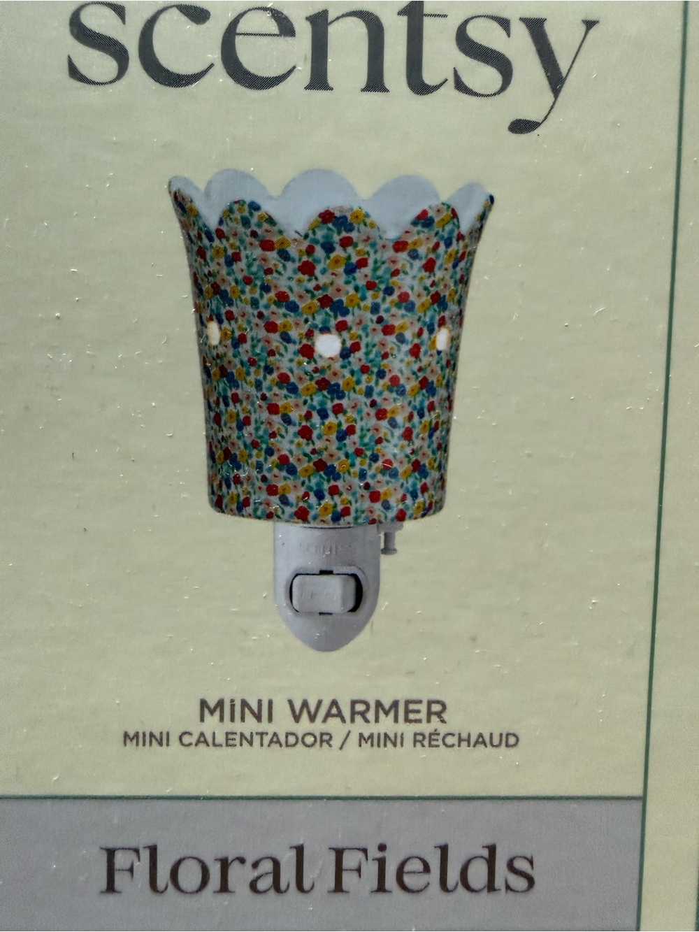 Scentsy Floral Fields Mini Warmer - Multicolor Mosaic - Picture 2 of 2